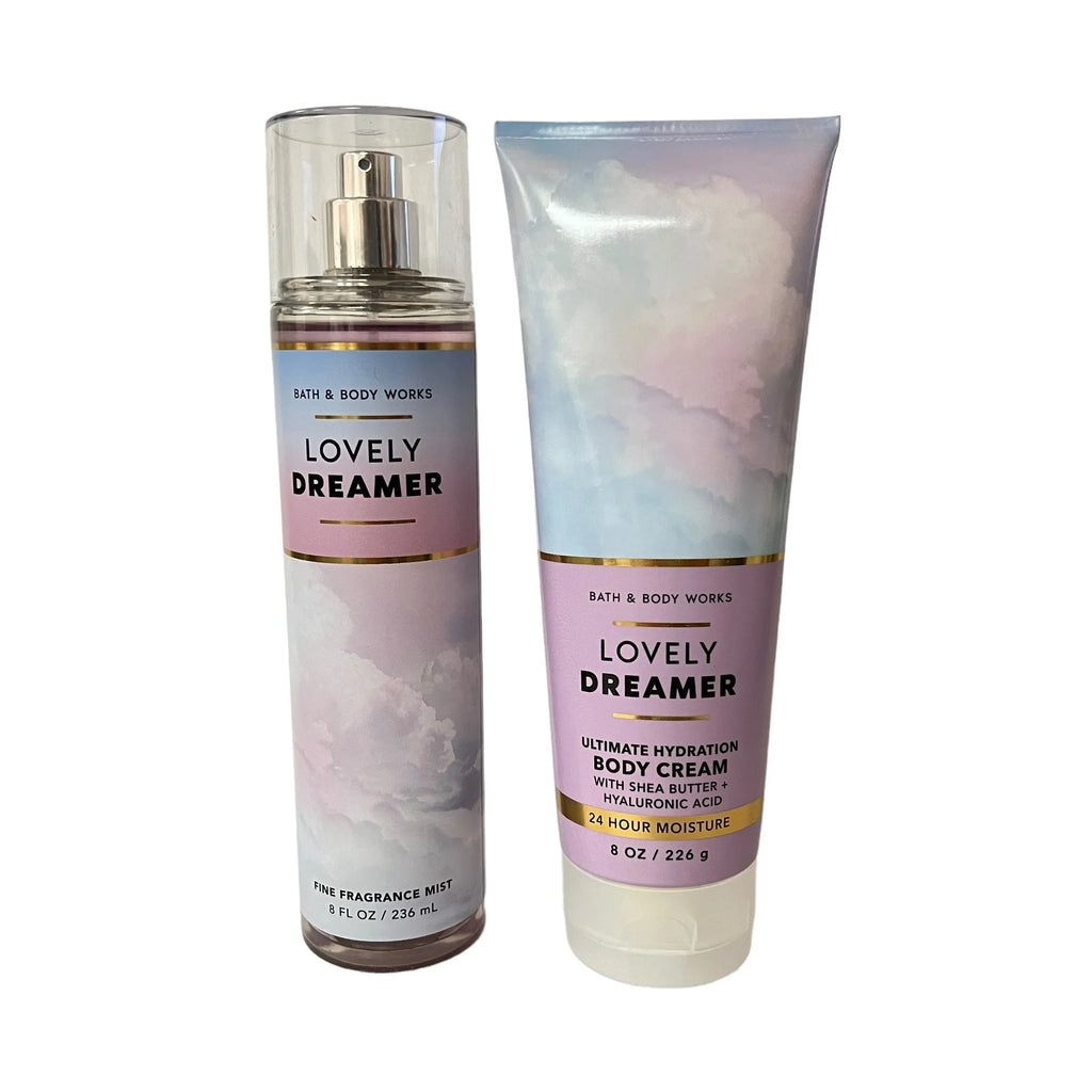 Bath & Body Works Lovely Dream Fragrance Mist & Body Cream Sizeet