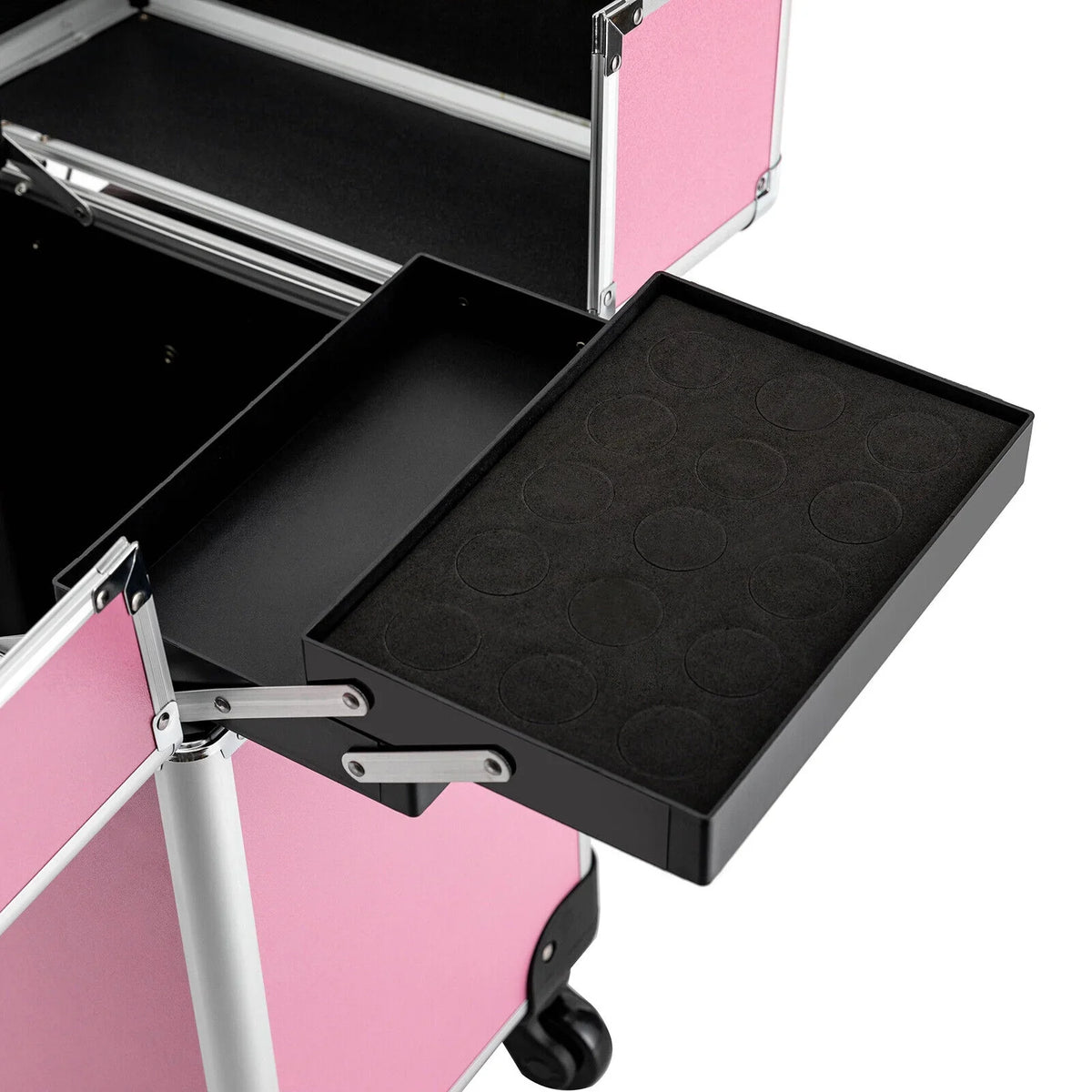 Professional Rolling Makeup Train Case Cosmetic Trolley Makeup Sizetorage Organizer