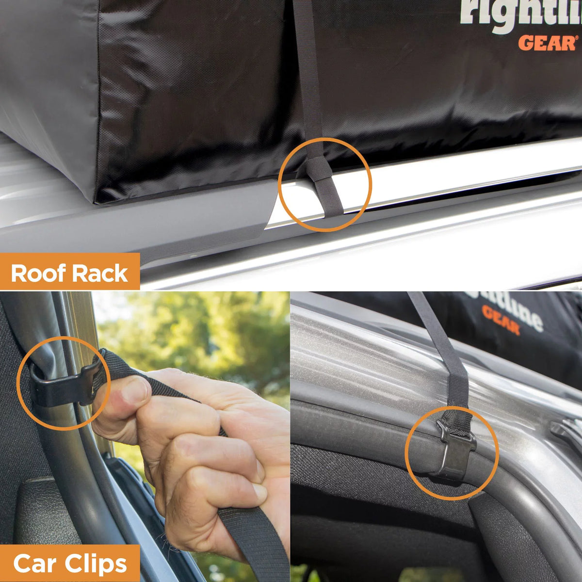 Rightline Gear Sizeport Jr Car Top Carrier, 100Size50 Fits select: 1996-2018 TOYOTA RAV4, 1997-2019 HONDA CR-V