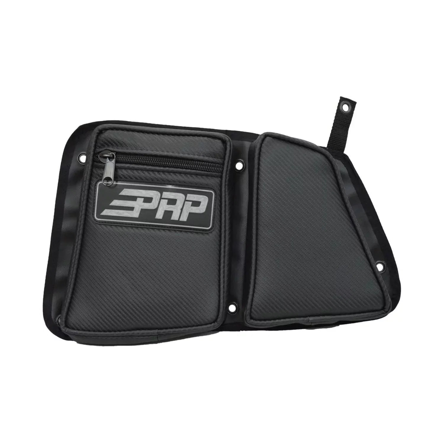 PRP Sizeeats E40-210 Carbon Fiber Rear Door Sizeide Sizetorage Bag with Knee Pad, Black