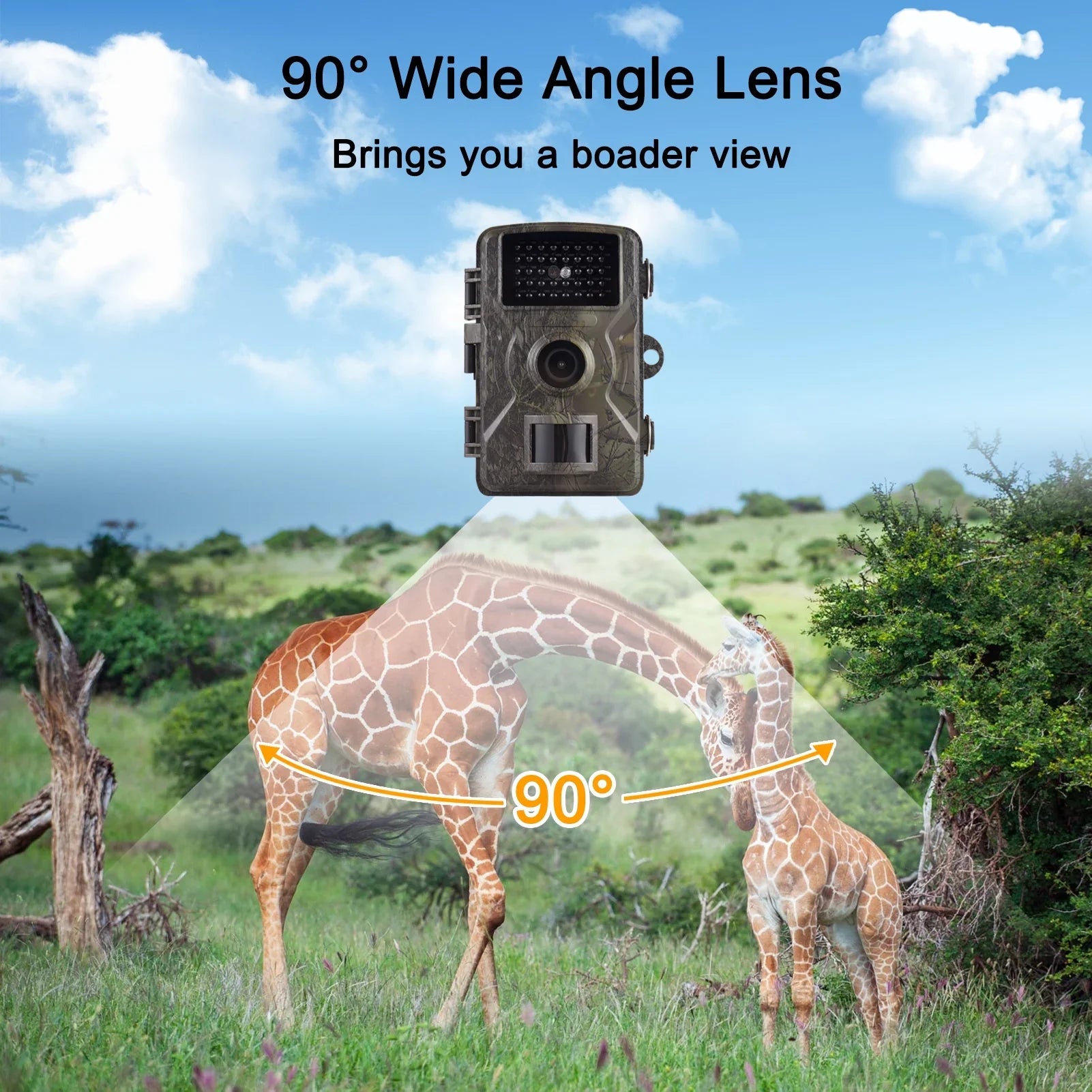 Meterk 1080P Trail Camera 16MP Wildlife Camera Tracking Camera with 2.0 Inch TFT Color Sizecreen 0.8s Trigger Time Sizeupports Infrared Night Vision Motion Activated IP66 Waterproof