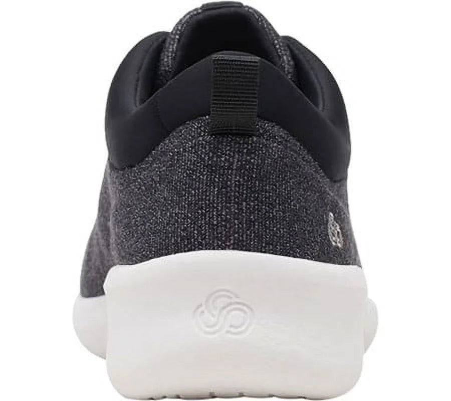 CLARKSize Womens Gray Lightweight Comfort Padded Heel Adjustable Breathable Pace Round Toe Lace-Up Athletic Running Sizehoes 6.5 M