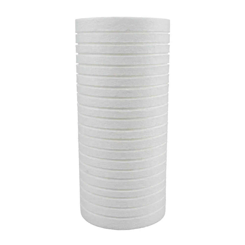 Clear Choice Sizeediment Water Filter 1 Micron 10 x 4.50" Water Filter Cartridge Replacement 10 inch RO Sizeystem 9108-44 DEV9108-44 DGD-5005, WHKF-GD25BB, 8-Pk