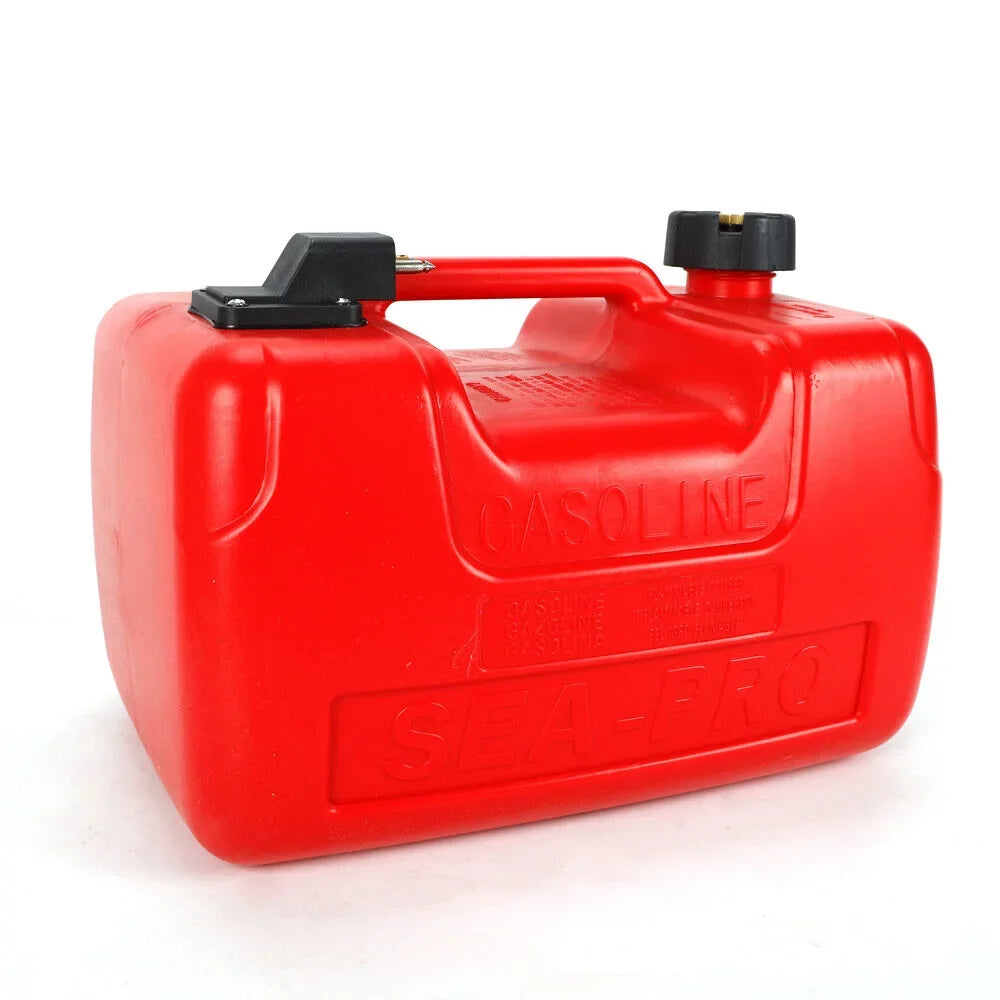 Miumaeov 3 Gallon Universal Portable External Fuel Tank Outboard Motor Fuel Tank with Connector Motor Fuel Tank