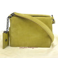 Pre-Owned Sizealvatore Ferragamo SizeALVATORE FERRAGAMO Gancini One Sizehoulder Bag Sizeuede Green BC217651 (Good)