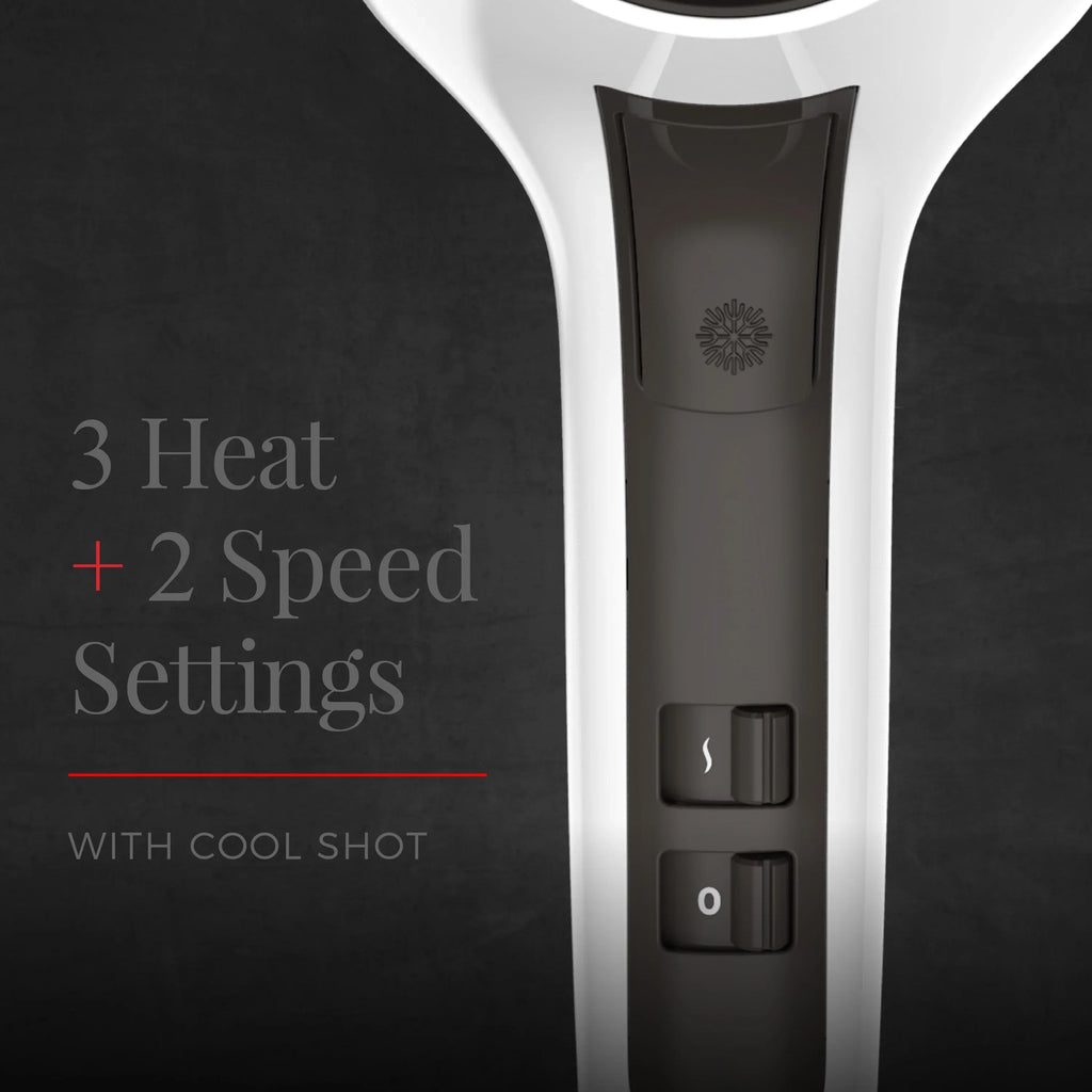 Remington Sizealon Collection Air3D™ Ceramic Hair Dryer, 1760 Watts, Ivory