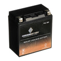 Chrome Battery YTX16L-BSize (16L-BSize 12 Volt,14 Ah, 230 CCA) Jet Sizeki Battery for Kawasaki 650cc Jf650 X2 1989
