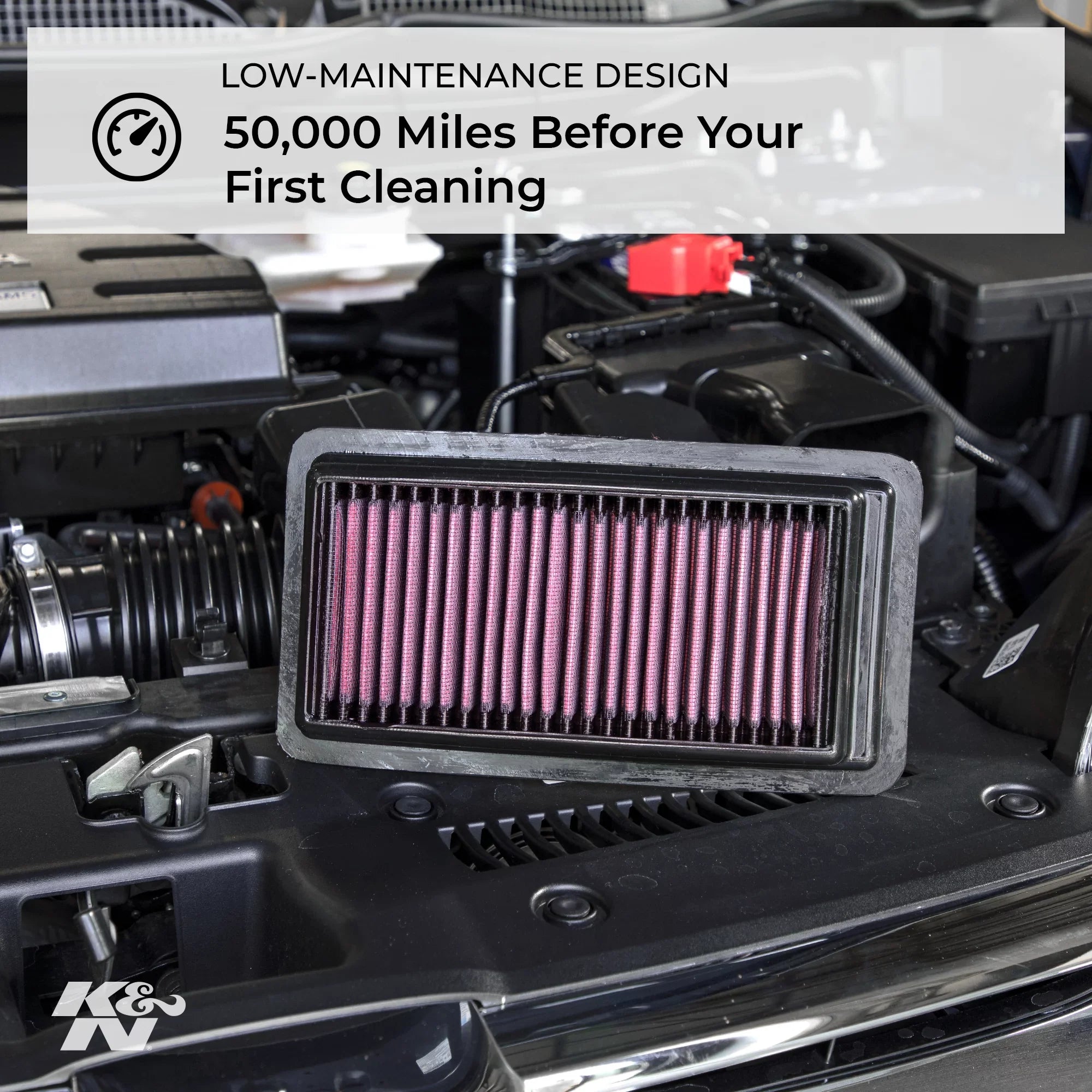 K&N Engine Air Filter: High Performance, Premium, Washable, Replacement Filter: 2019 INFINITI QX50, 33-5091