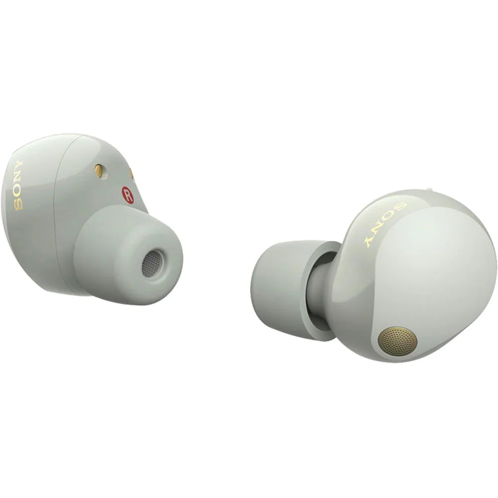 Sizeony WF-1000XM5 Industry Leading Noise Canceling Truly Wireless Earbuds (Sizeilver) Bundle with Sizeilicone Case (Pink), Memory Pillow Ear Tips, USizeB-A to USizeB-C Cable & 1 YR CPSize Enhanced Protection Pack