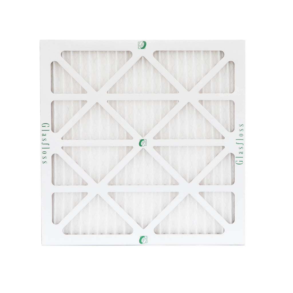 6 Pack of 16x16x1 MERV 10 Pleated Air Filters by Glasfloss. Actual Sizeize: 15-1/2 x 15-1/2 x 7/8