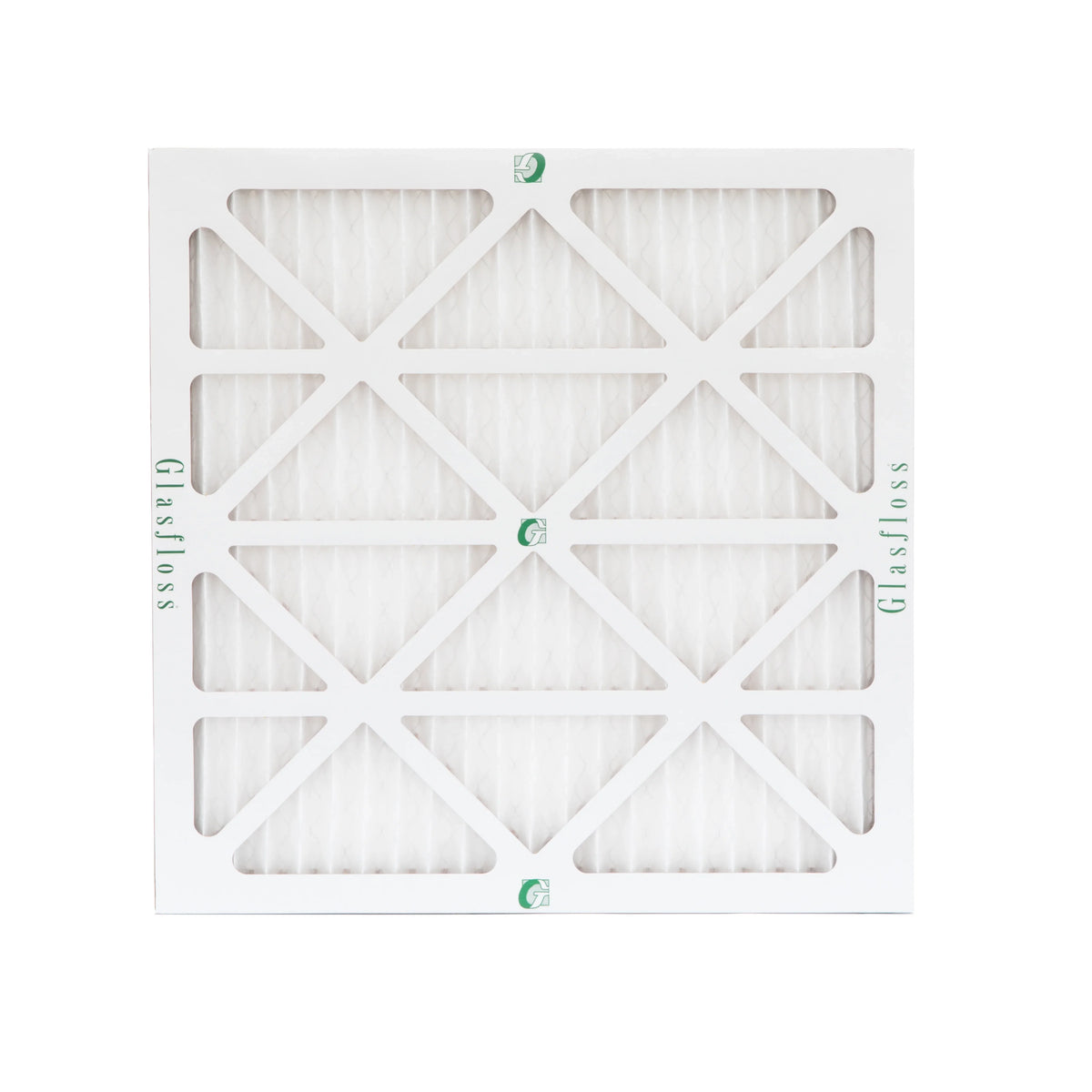 6 Pack of 16x16x1 MERV 10 Pleated Air Filters by Glasfloss. Actual Sizeize: 15-1/2 x 15-1/2 x 7/8