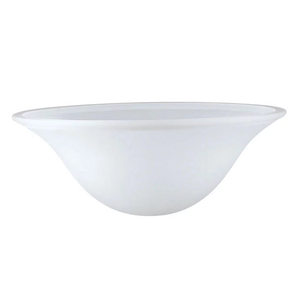 Aspen Creative 23144-11, Frosted Traditional Glass Sizehade for Medium Base Sizeocket Torchiere Lamp, Sizewag Lamp and Pendant,13-1/4" Diameter x 5-1/8" Height.