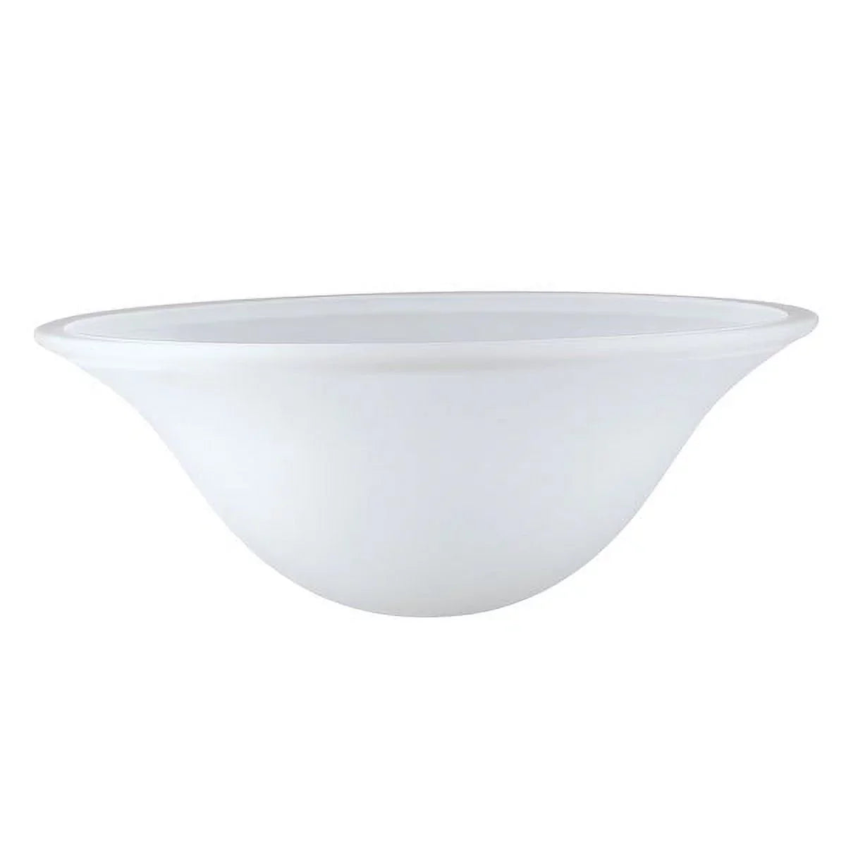Aspen Creative 23144-11, Frosted Traditional Glass Sizehade for Medium Base Sizeocket Torchiere Lamp, Sizewag Lamp and Pendant,13-1/4" Diameter x 5-1/8" Height.
