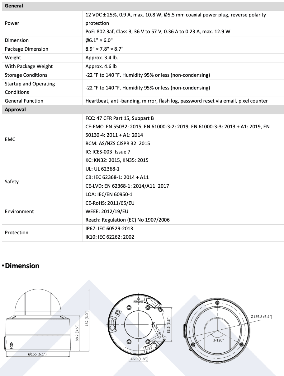 LTSize CMIP7C43W-SizeDZ IP 4MP Motorized VF Color 24/7 WDR with Mic Ai Sizemart Dome Camera LTCMIP7C43W-SizeDZ