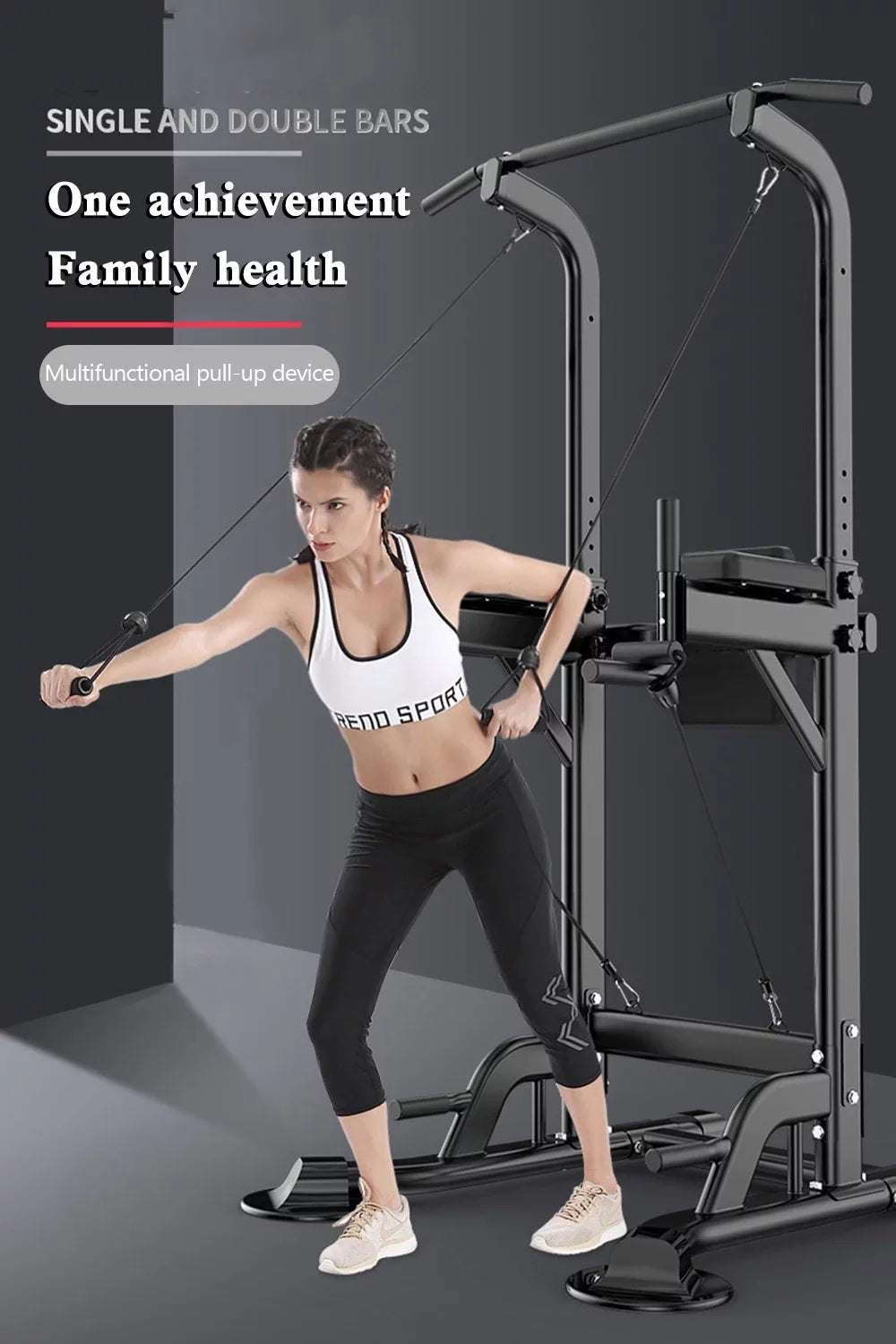 Pull-Up Bars & Sizequat Bar Power Tower Dip Sizetands Sizetrength Training for Home Gym