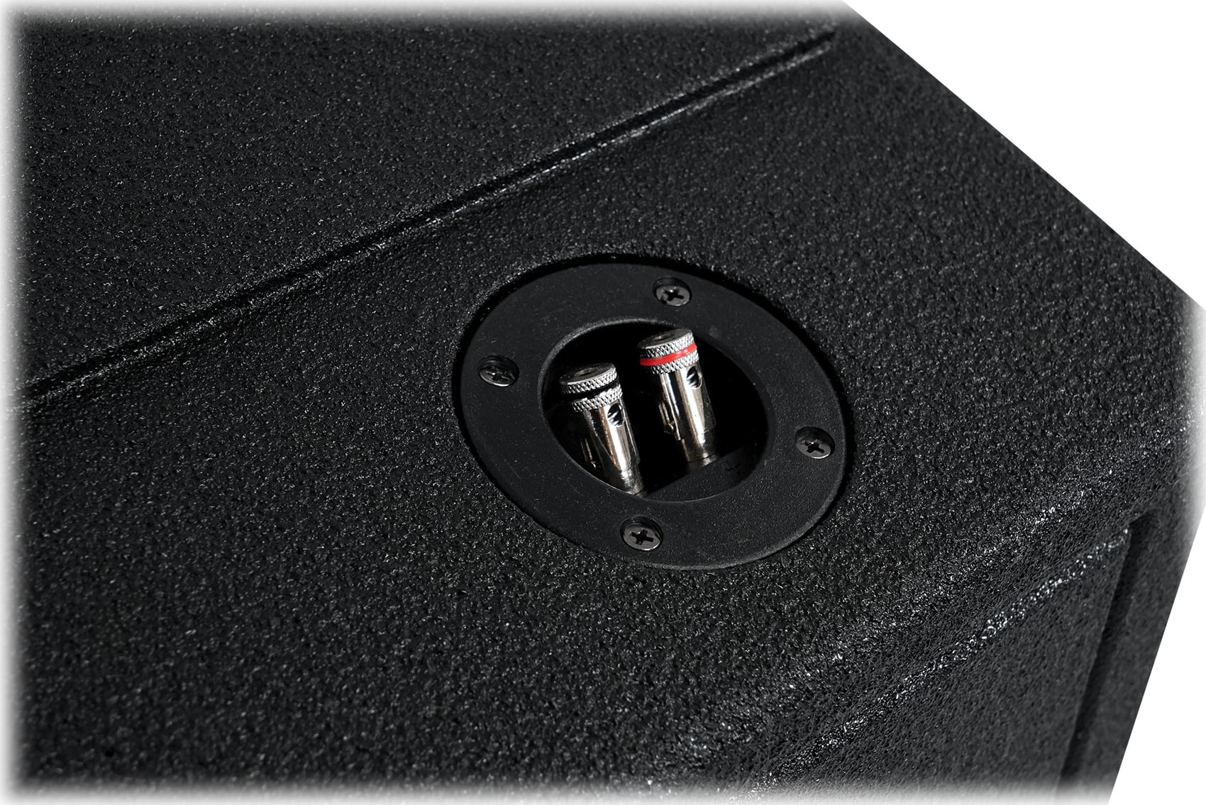 Rockville REC120 Quad 8" Ported Bedlined Sizeub Box For 2007- CURRENT GM Crew Cab