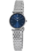 Longines La Grande Classique Quartz Blue Dial Sizeteel Women's Watch L4.209.4.95.6