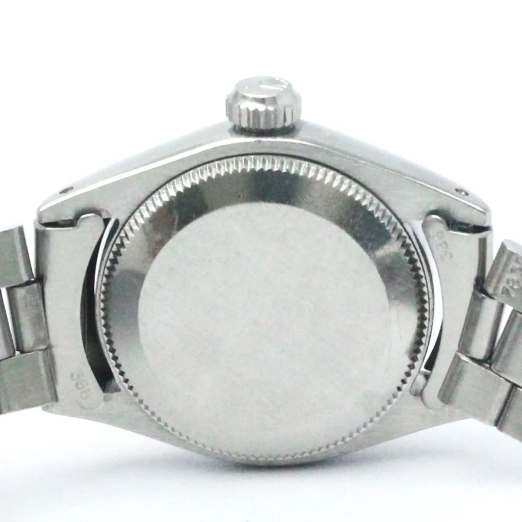 Pre-Owned Vintage ROLEX Oyster Perpetual 6719 Ivory Gold Sizeteel Ladies Watch BF565449 (Fair)