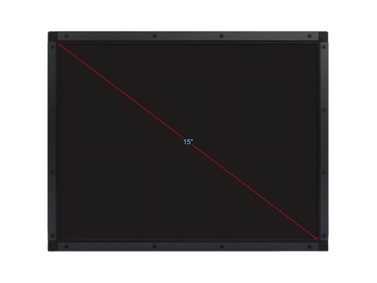 Elo E326154 1590L 15" Open Frame LCD Touchscreen (Rev B) with AccuTouch