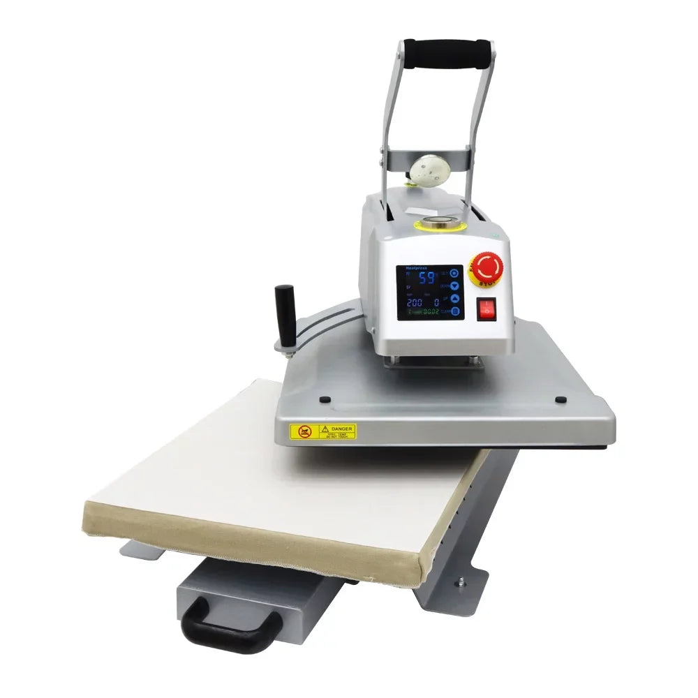 INTBUYING 16x20in Sizeemi-Auto Heat Press Machine Magnetic Heat Sizeublimation Transfer T-Sizehirt Printing