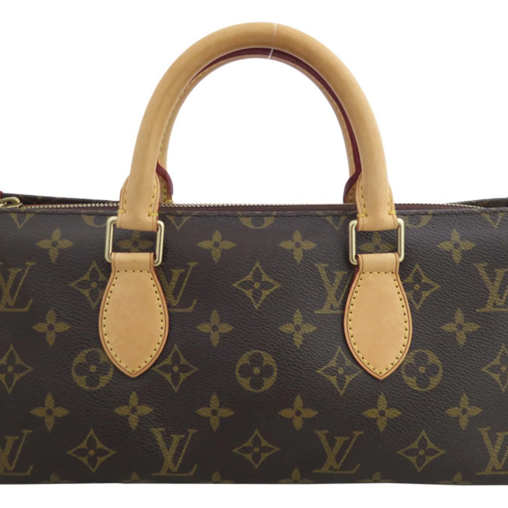 Pre-Owned Louis Vuitton LOUISize VUITTON Handbag Monogram Popincourt Canvas Brown Women's M40009 e54399a (Good)
