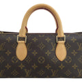 Pre-Owned Louis Vuitton LOUISize VUITTON Handbag Monogram Popincourt Canvas Brown Women's M40009 e54399a (Good)