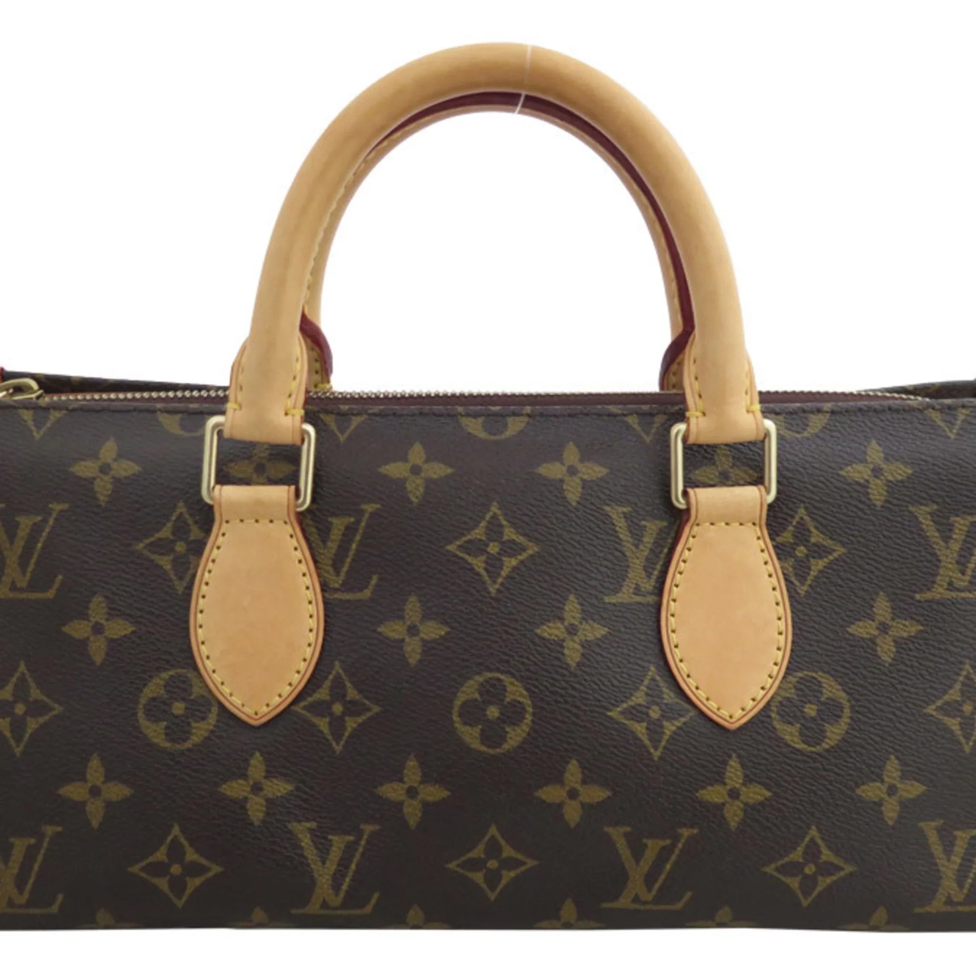Pre-Owned Louis Vuitton LOUISize VUITTON Handbag Monogram Popincourt Canvas Brown Women's M40009 e54399a (Good)