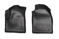 Husky by RealTruck Front Floor Liners Compatible with 10-13 Transit Connect Compatible with select: 2010-2013 Ford Transit Connect