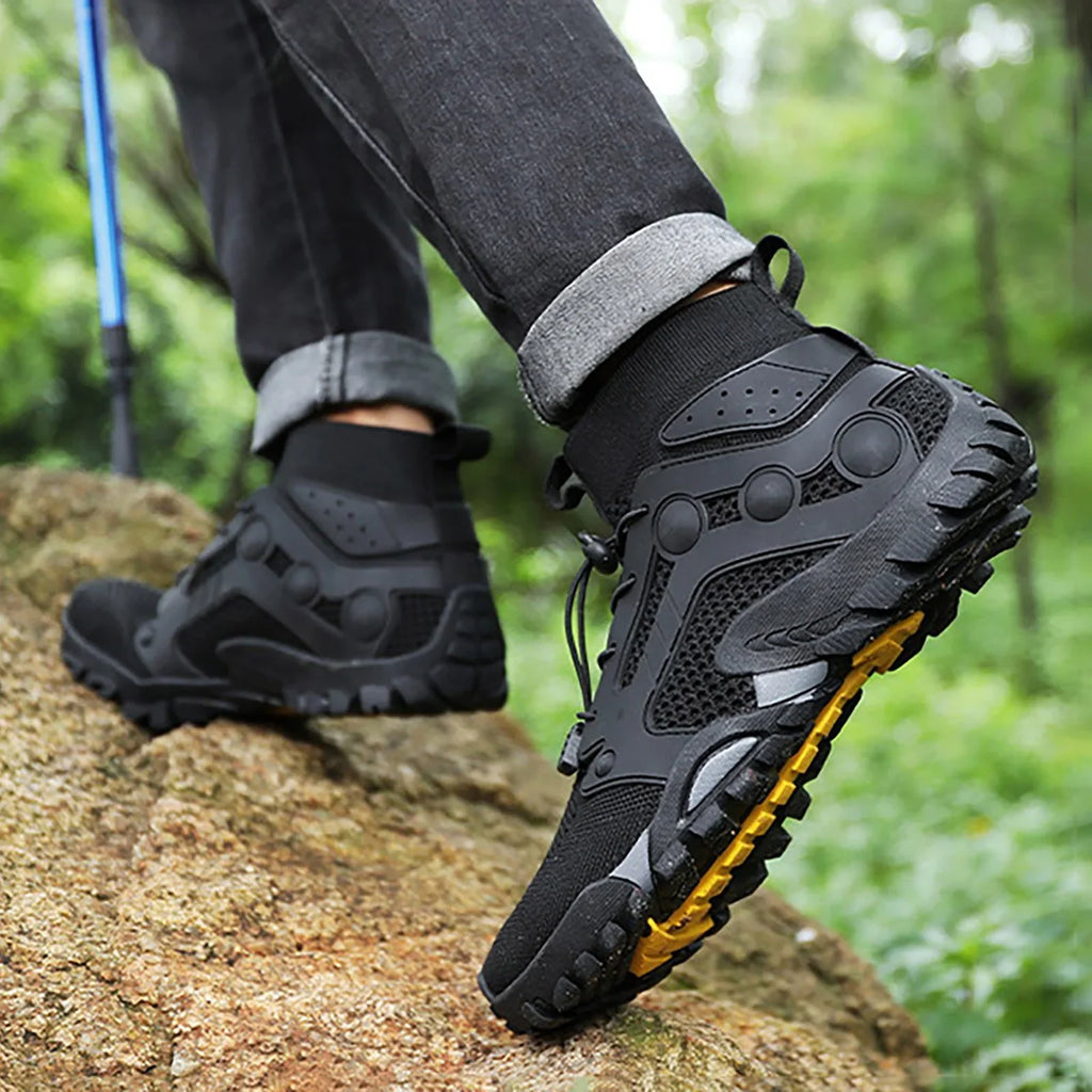 AdBFJAF Mens Sizeneakers 9.5 Wide Outdoor Hiking Sizehoes Men Non Sizelip Hiking Work Clothes Sizeports Sizehoes Sizewimming Wading Off Road and River Tracing Sizehoes