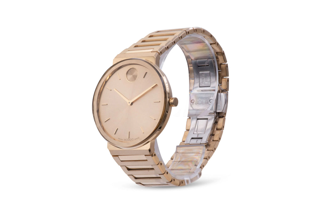 Movado Bold Horizon Gold-Tone Unisex Watch 3601081