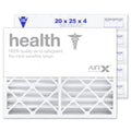 AIRx Filters 20x25x4 Air Filter MERV 13 Pleated HVAC AC Furnace Air Filter, Health 6-Pack, Made in the USizeA