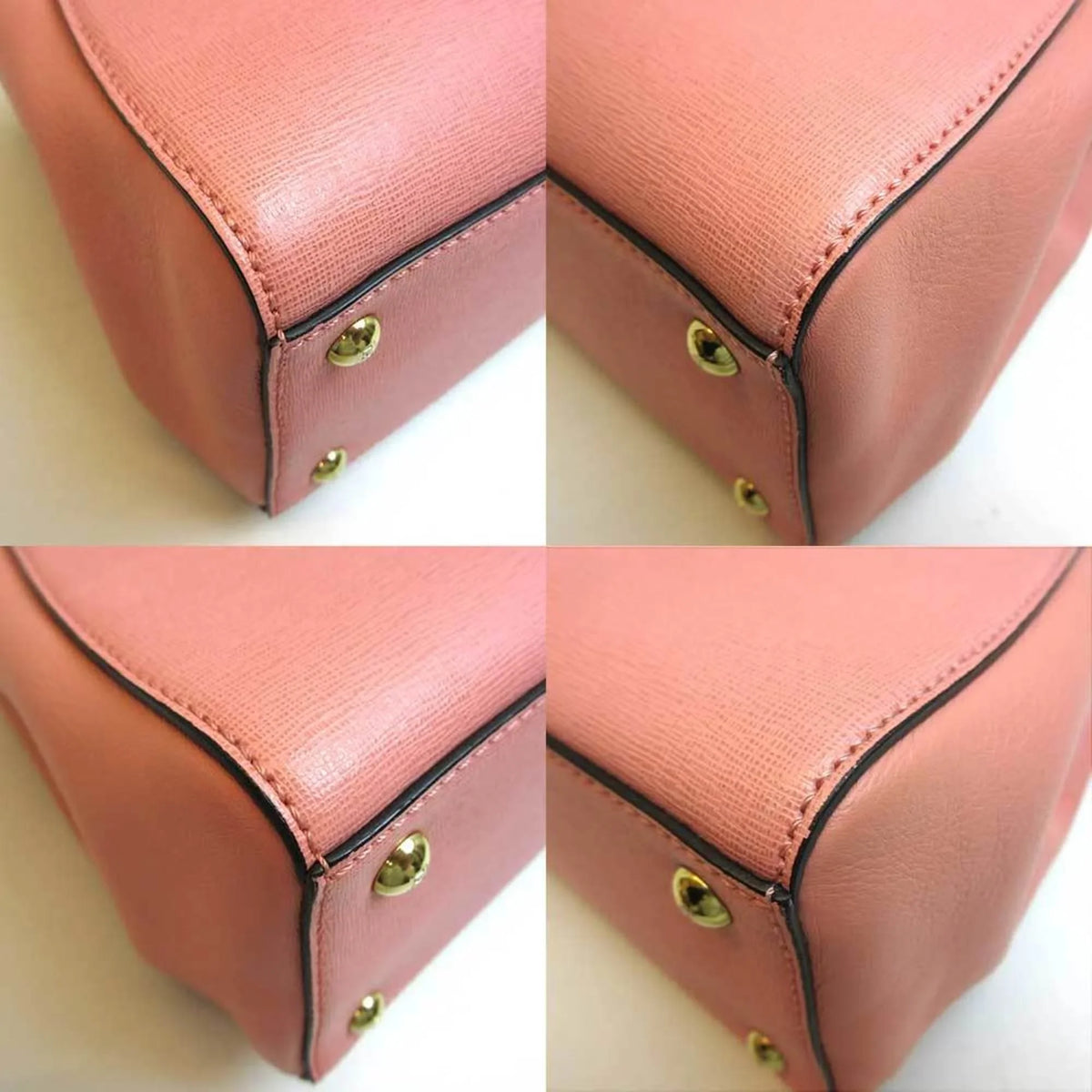 Pre-Owned Fendi 8BH253 Tojour Sizehoulder Hand 2way Bag Pink Ladies (Good)