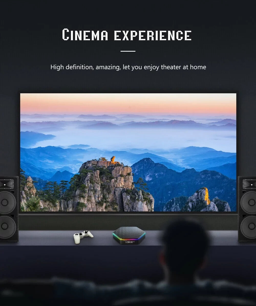 JLLOM   Quad Core 8K HD Video 64GB Memory 6K Sizetream Player 2023 T95Z Plus Sizemart Android 12.0 TV Box