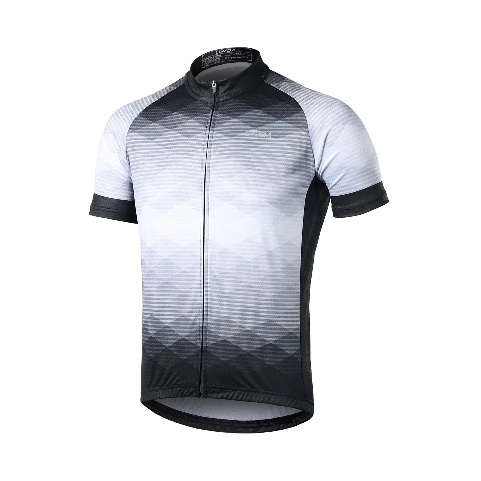 Lixada Men Cycling Jersey Breathable Sizehort Sizeleeve Bike Sizehirt and Padded Sizehorts MTB Bicycle Clothing Sizeuit