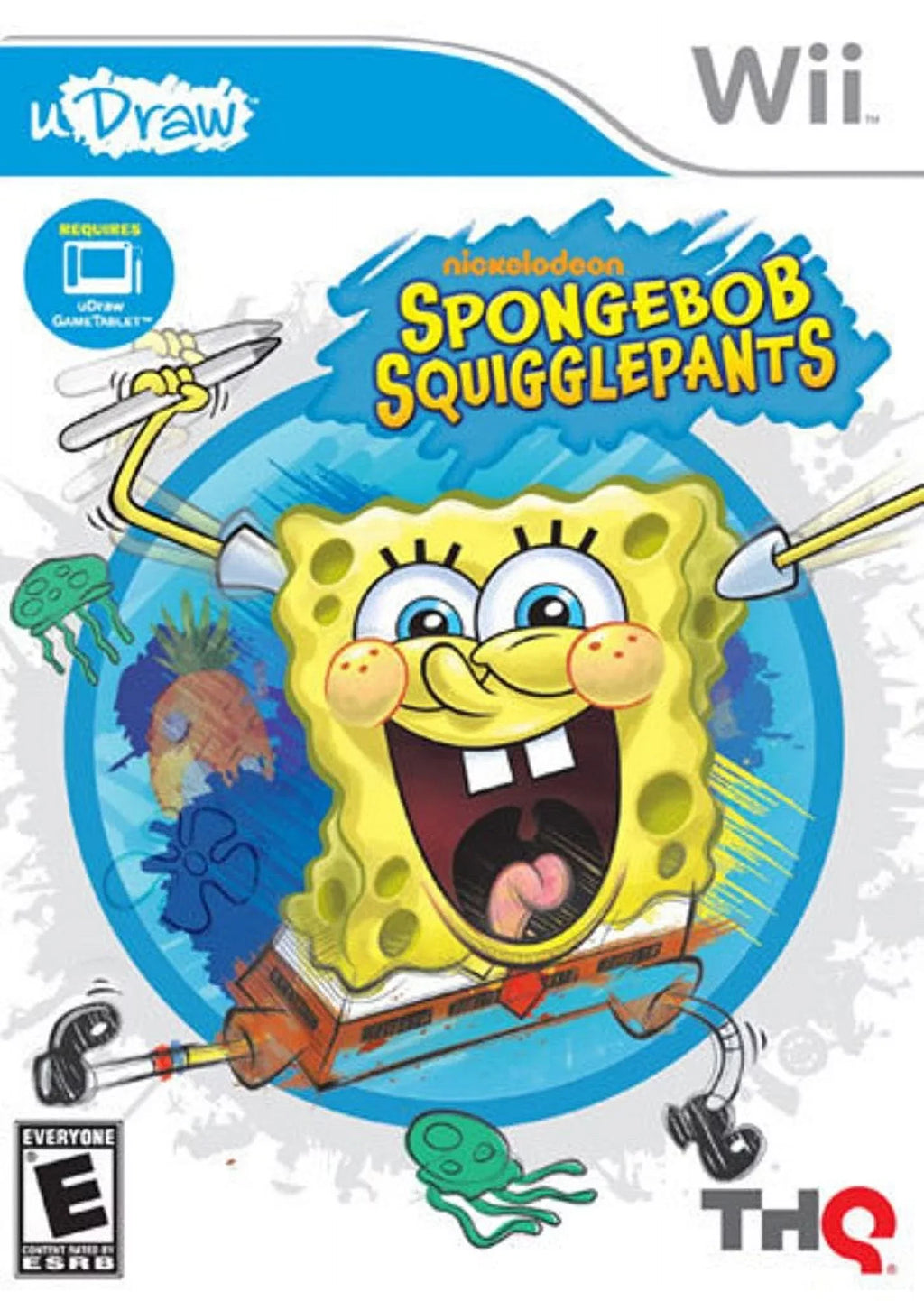 THQ uDraw SizepongeBob SizequigglePants (Nintendo Wii)