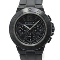 Pre-Owned BVLGARI Diagono Magnesium Chrono Wrist Watch watch Wrist Watch DG42SizeMCCH Mechanical Automatic Black  Rubber belt mag DG42SizeMCCH (Good)