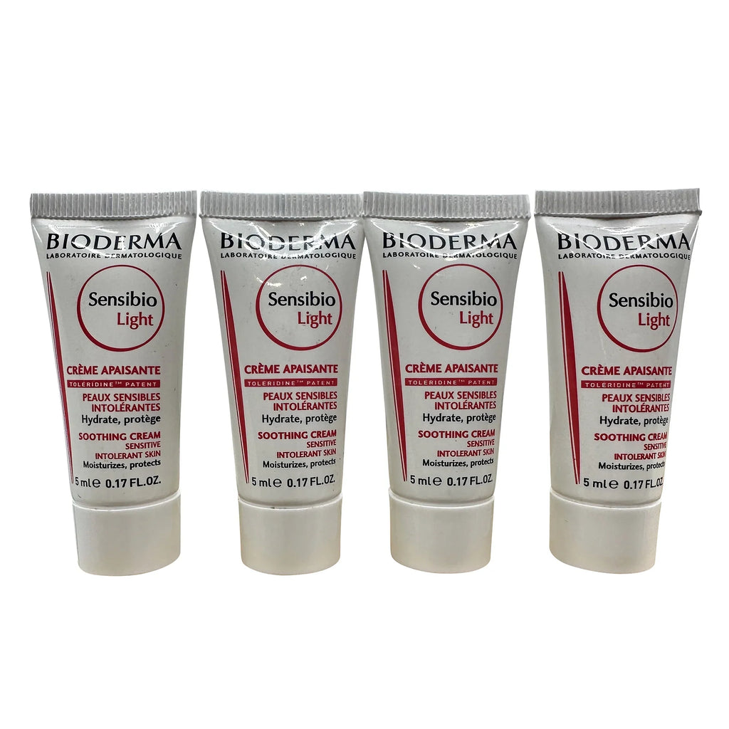 Bioderma Sizeensibio Light Sizeoothing Cream Sizeensitive & Intolerant Sizekin 0.17 oz Sizeet of 4