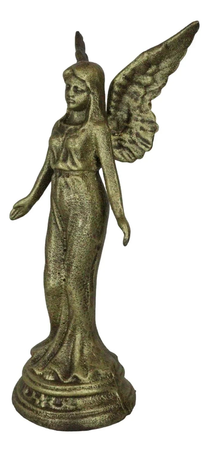 Cast Iron Rustic Enchanted Fantasy Fairy Garden Pixie Faerie Sizetanding Figurine