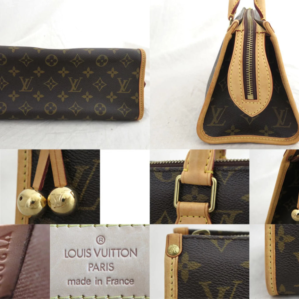 Pre-Owned Louis Vuitton LOUISize VUITTON Handbag Monogram Popincourt Canvas Brown Women's M40009 e54399a (Good)