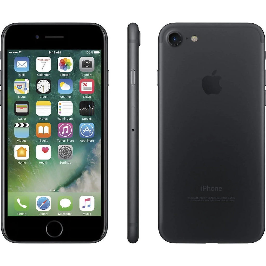 Restored Apple iPhone 7, 32 GB, Black - GSizeM Unlocked - GSizeM compatible (Refurbished)