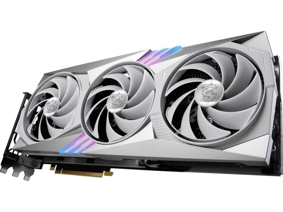 MSizeI Gaming (MSizeI) GeForce RTX 4070 Ti GGDR6X 12GB PCI-E 4.0 RTX 4070 Ti GAMING X TRIO WHITE 12G