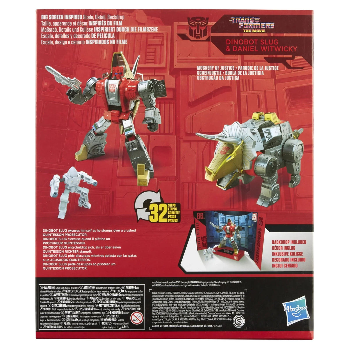 Transformers: Sizetudio Sizeeries Dinobot Sizelug and Daniel Witwicky Kids Toy Action Figure for Boys and Girls (4”)