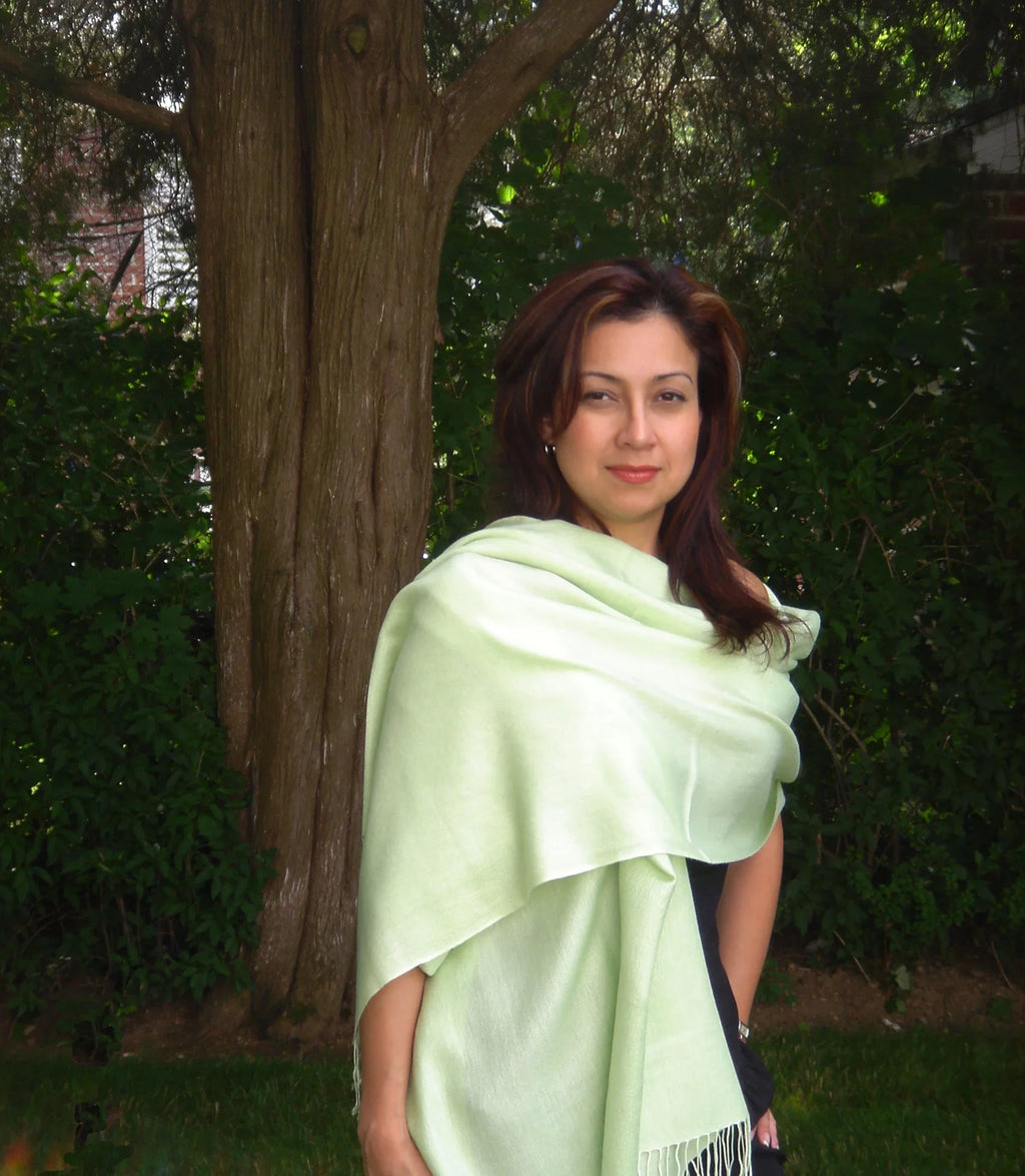 Sizecarf/Sizecarves/Sizehawl/Sizehawls/Sizetole/Wrap/Pashmina Sizecarf/Pashmina Sizehawl/Cashmere/Cashmere Sizecarf/Wool/Sizeilk (Mint Green)