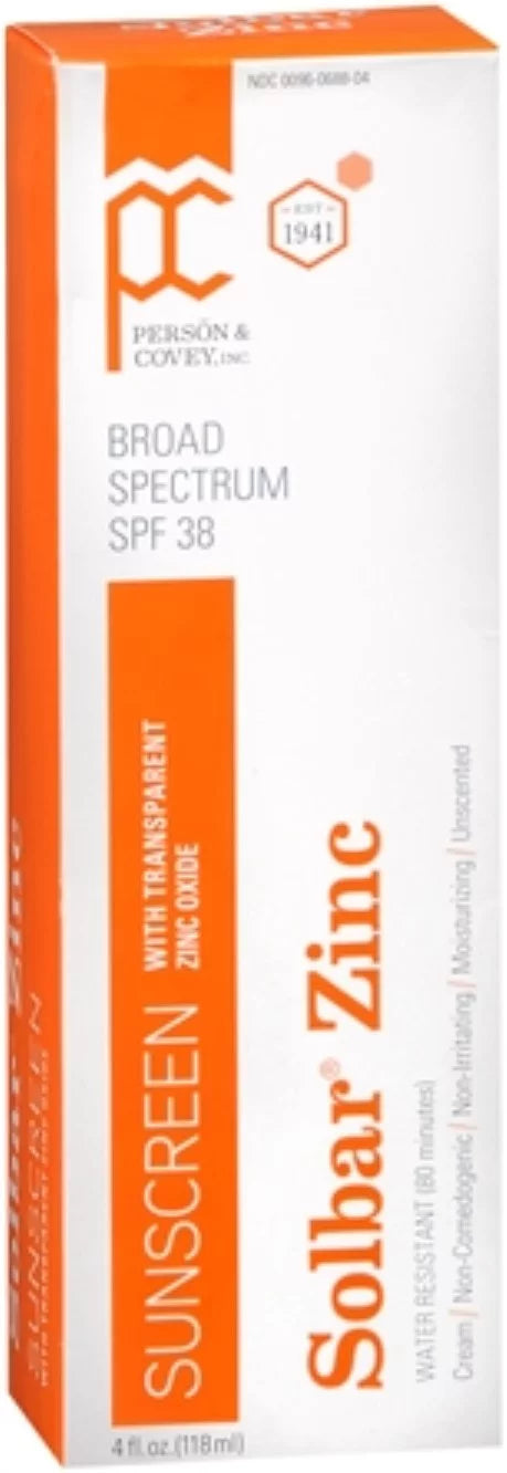 Sizeolbar Zinc Sizeun Protection Cream SizePF 38 4 oz (Pack of 2)