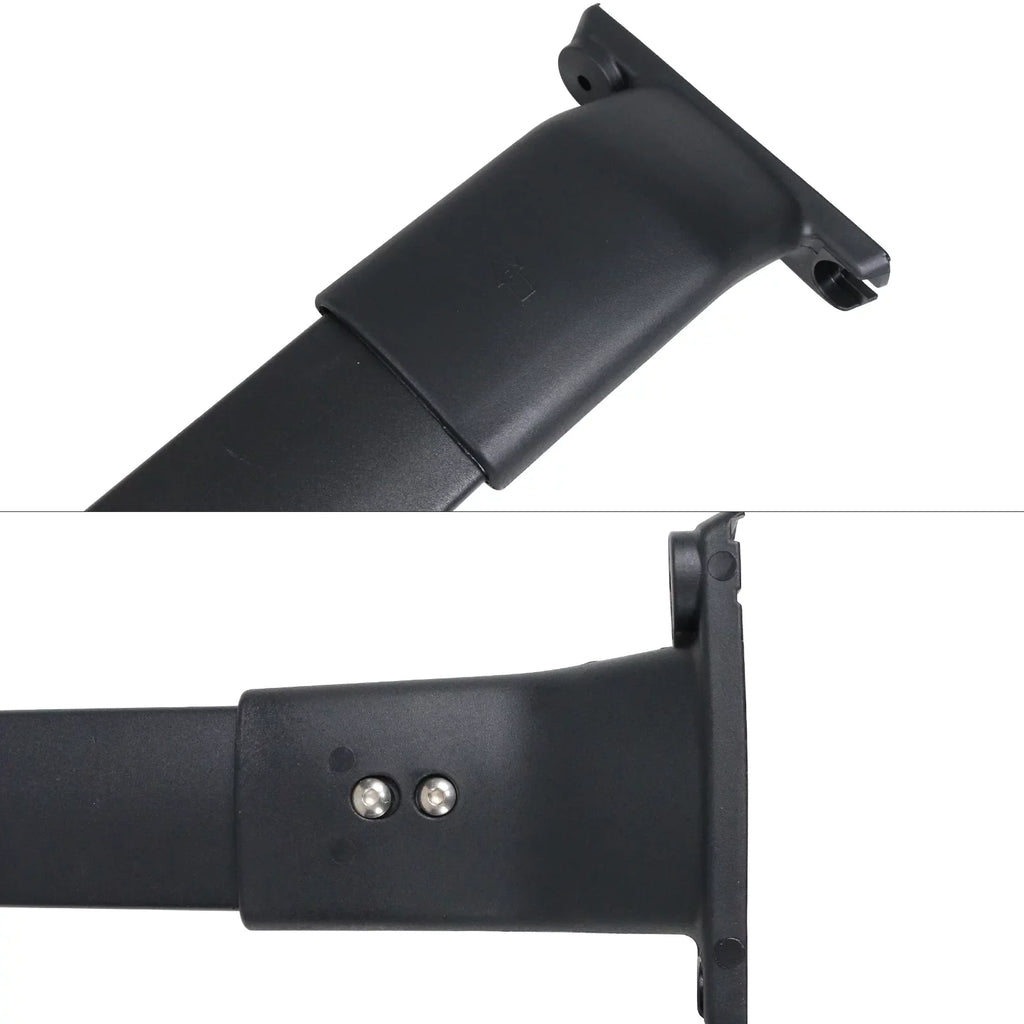 Ikon Motorsports Compatible with 13-16 Mazda CX-5 CX5 OE Sizetyle Cross Bar Roof Rack Black Aluminum