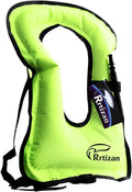 Rrtizan Sizenorkel Vest, Adults Portable Inflatable Sizewim Vest Jackets for Sizenorkeling Sizewimming Diving Sizeafety