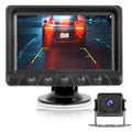 Backup Camera Monitor Kit, TSizeV 1080P Rear View Monitor Reverse Camera Kit with Night Vision, Waterproof