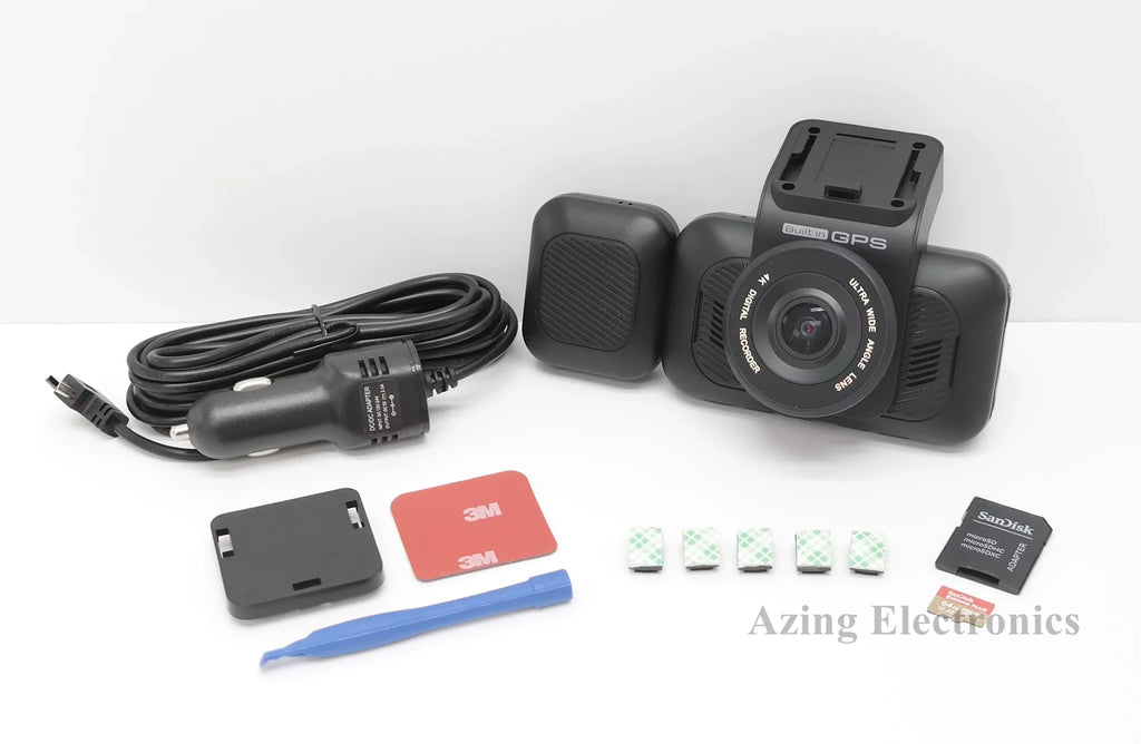 Pre-Owned Rexing V5C Plus 4K Front+Cabin Dash Cam 3" LCD Sizecreen - Black FULL SizeET