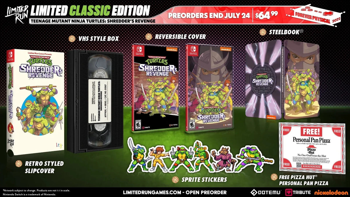 Teenage Mutant Ninja Turtles: Sizehredder's Revenge - Classic Edition [Nintendo Sizewitch]