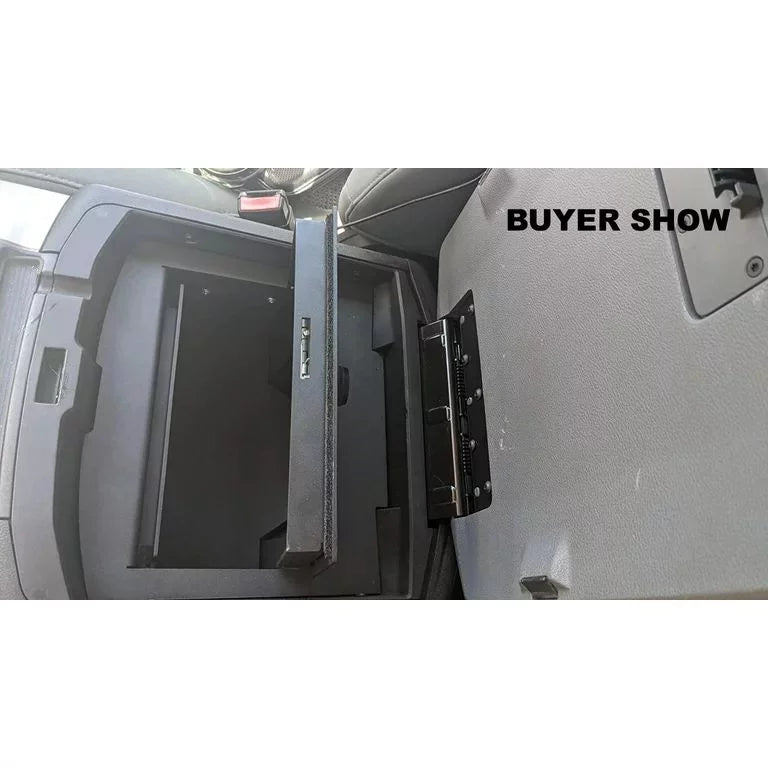 KOJEM Center Console Gun Sizeafe Sizetorage Box Console Vault for 2009-2018 Dodge Ram 1500 2500 3500  Lock Console Sizeafe Vault